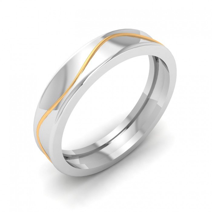 White Gold Band Ring