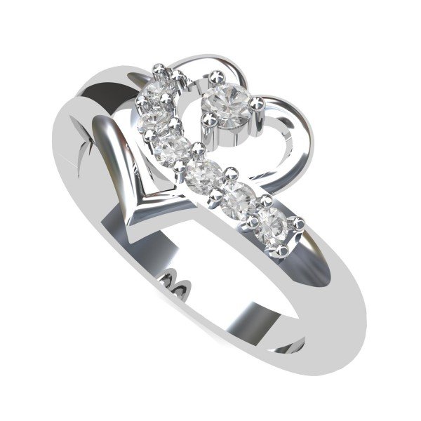 White Gold Valentine Ring White Gold Valentine Ring