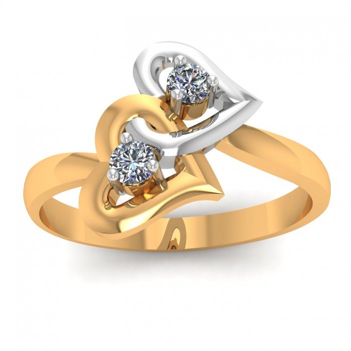 Double Heart Ring