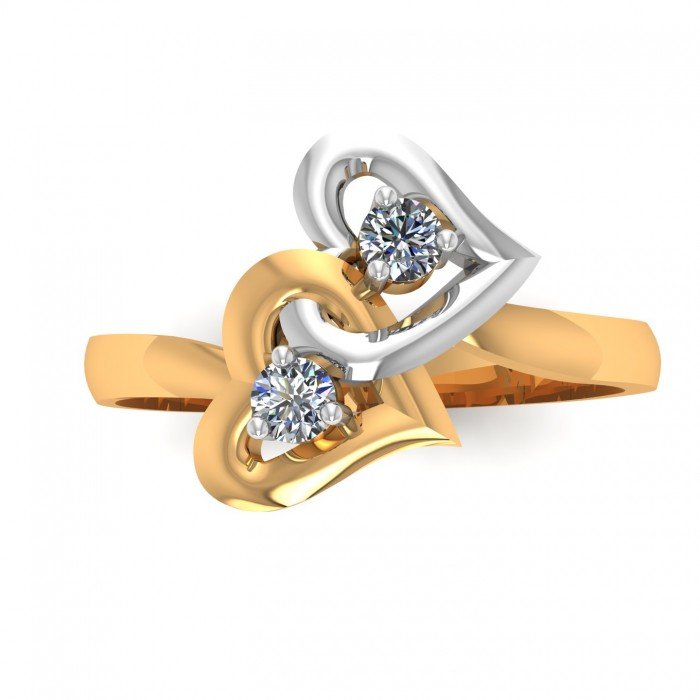 Double Heart Ring