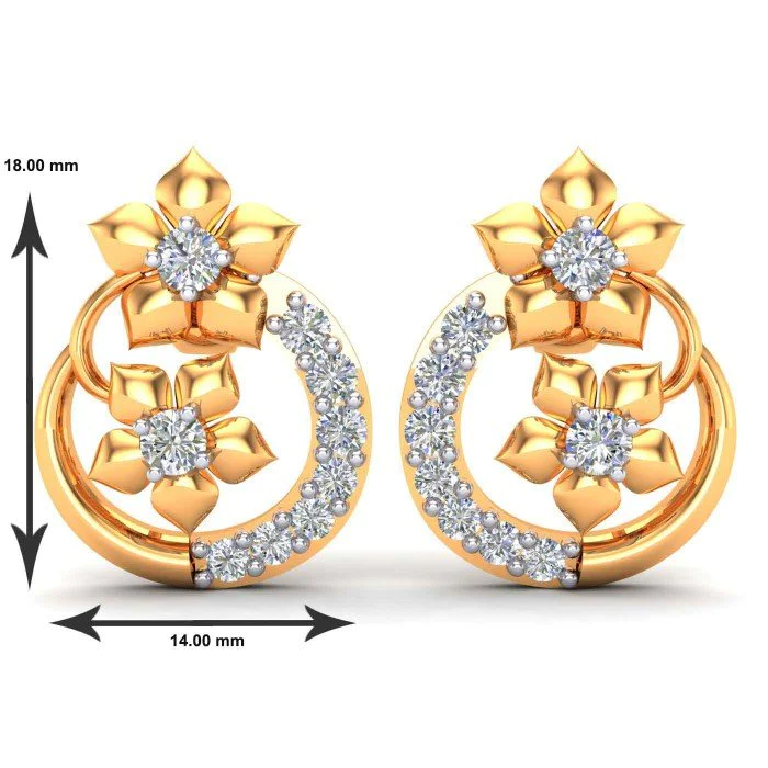 CZEAR415 - Faux Diamond Earrings – Mortantra
