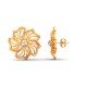 Yellow Gold Pearl Earring