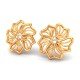 Yellow Gold Pearl Earring
