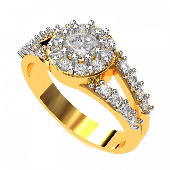 Solitaire Wedding Engagement Ring