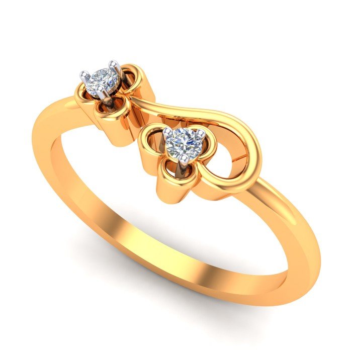 Designer American Diamond Ring