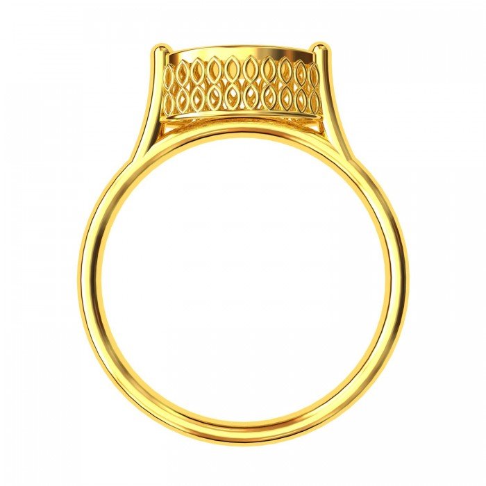 Marquise Granular Cocktail Ring