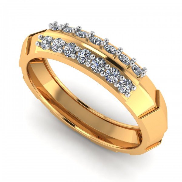 Manushri Gold Engagement Band Manushri Gold Engagement Band