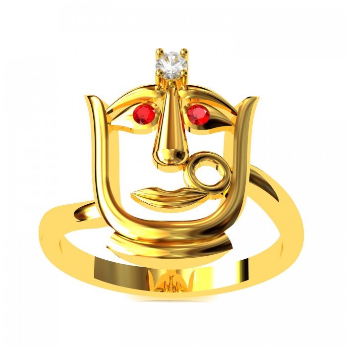 Mata Ji American Diamond Ring