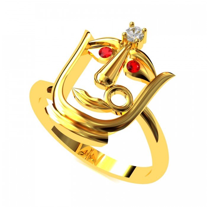 Mata Ji American Diamond Ring