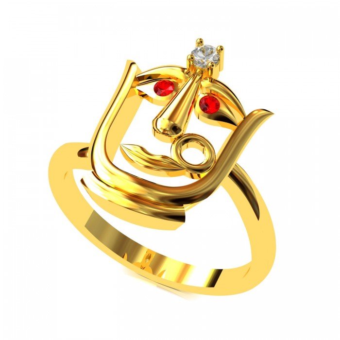 Mata Ji American Diamond Ring