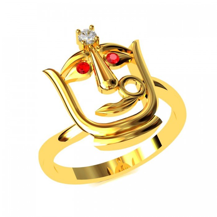 Mata Ji American Diamond Ring