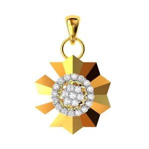 Modern American Diamond Pendant