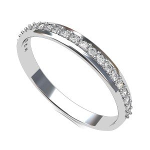 White Gold American Diamond Ring