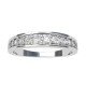 Unisex White Gold Band