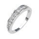 Unisex White Gold Band