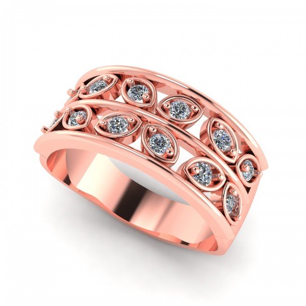 Rose Gold Ring American Diamond Rose Gold Ring American Diamond