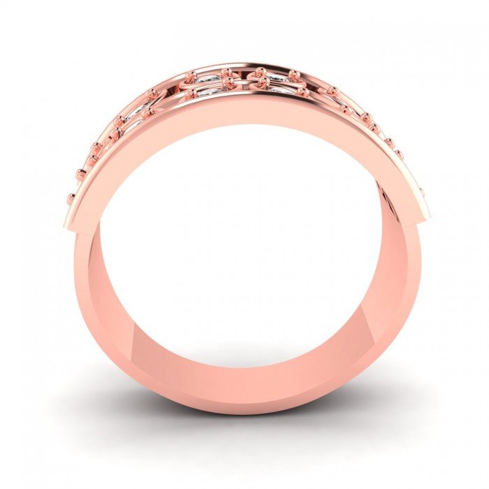 Rose Gold Ring American Diamond