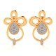Modern Gold Earring