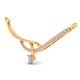 Gold And Artificial Diamond Mangalsutra Pendant