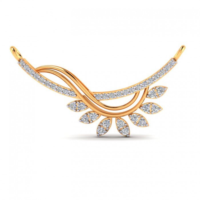 14K Gold Mangalsutra Pendant