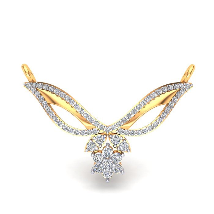 Yellow Gold Mangalsutra Pendant