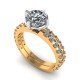 CZ Diamond Solitaire Ring