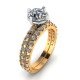 CZ Diamond Solitaire Ring