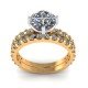 CZ Diamond Solitaire Ring