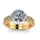 CZ Diamond Solitaire Ring