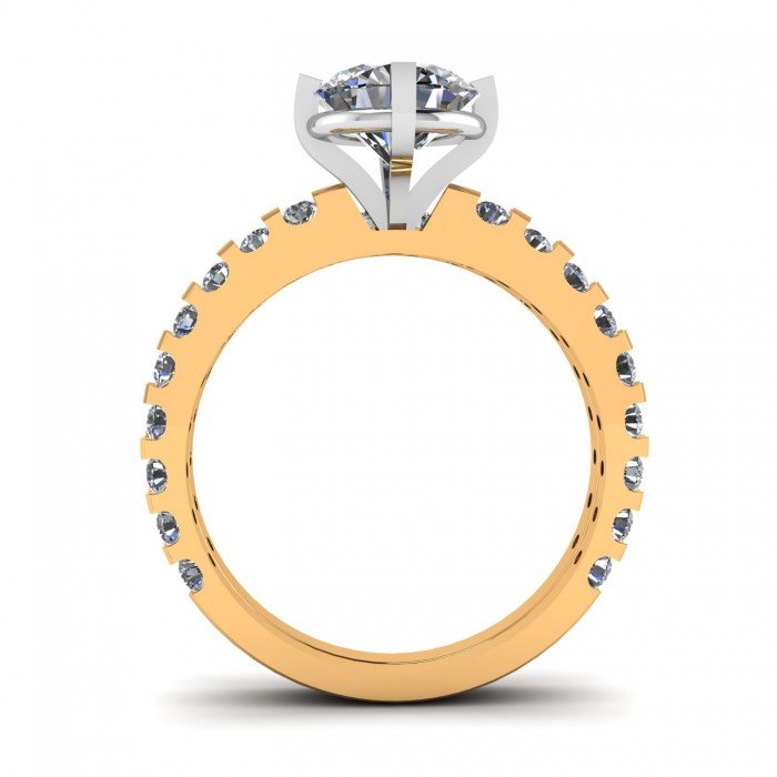 CZ Diamond Solitaire Ring