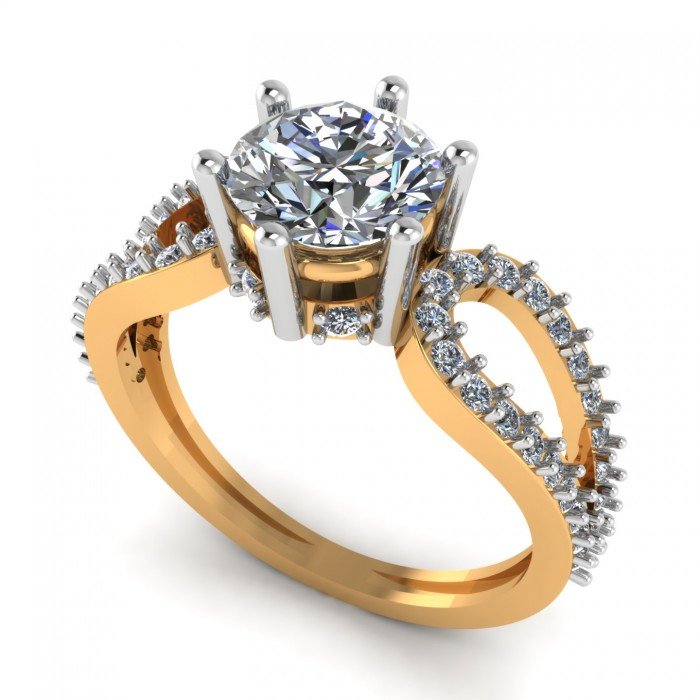 14K Hallmark Solitaire Ring