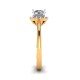 14K Hallmark Yellow Gold Solitaire Ring