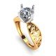 14K Hallmarked Yellow Gold Promise Ring