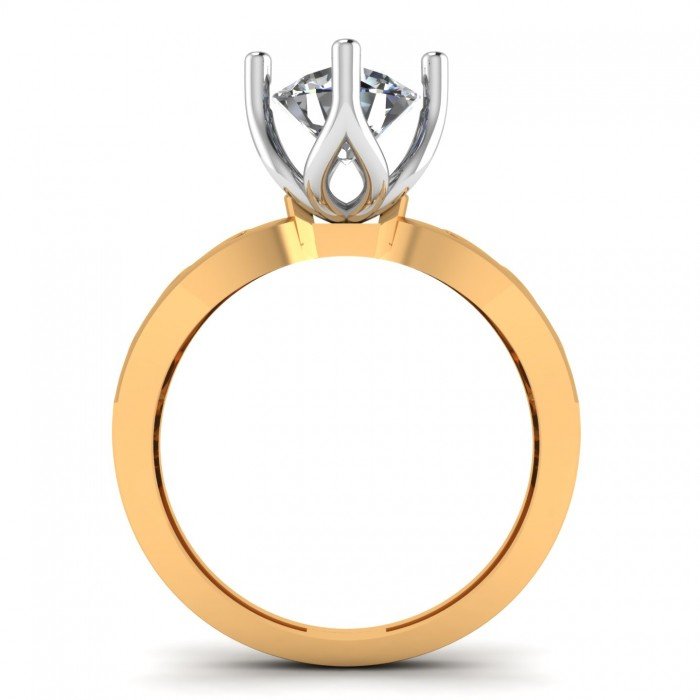 14K Hallmarked Yellow Gold Promise Ring