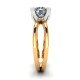 14K Hallmarked Yellow Gold Solitaire Ring