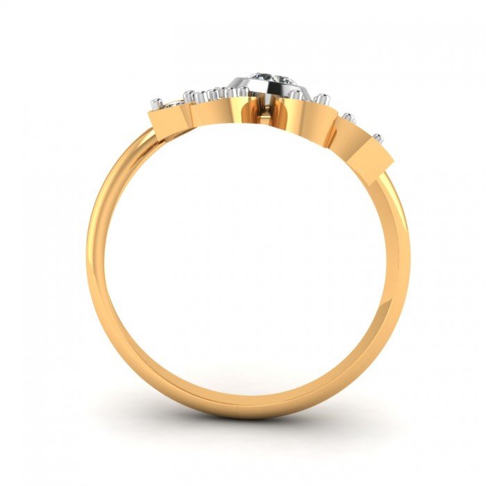 Yellow Gold Nail Ring