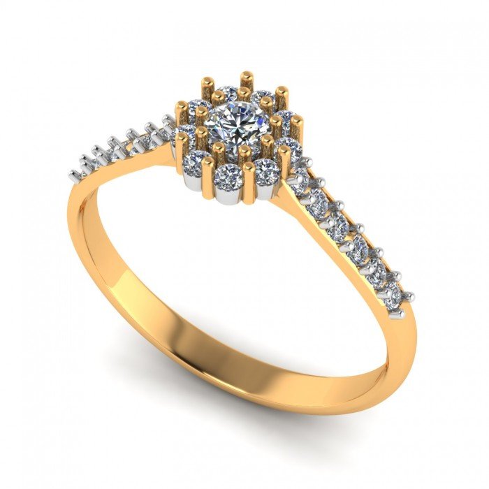 Cluster Diamond Ring