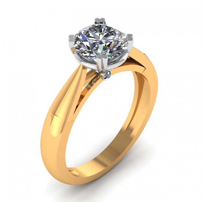Single Solitaire Artificial Diamond Ring