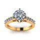 Single Solitaire CZ Diamond Ring