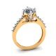 Single Solitaire CZ Diamond Ring