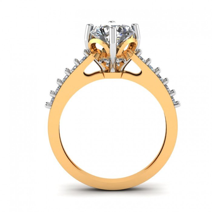 Single Solitaire CZ Diamond Ring