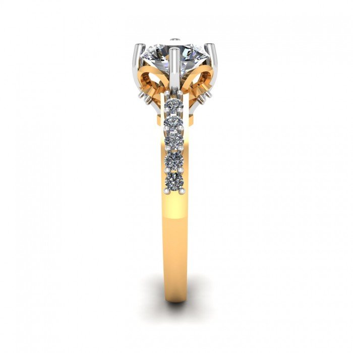 Single Solitaire CZ Diamond Ring