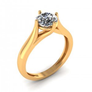 Stylish Solitaire Ring