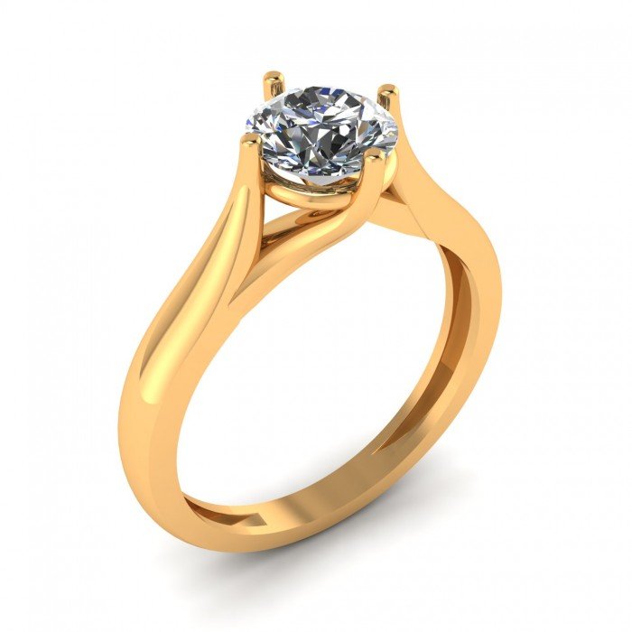 Stylish Solitaire Ring