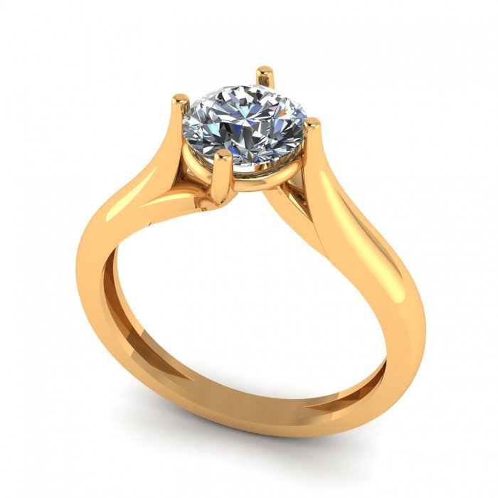 Stylish Solitaire Ring