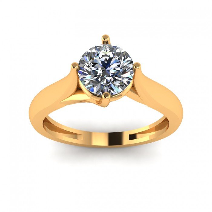 Stylish Solitaire Ring