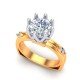 14K Gold Solitaire Rings For Men