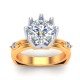 14K Gold Solitaire Rings For Men