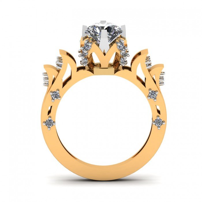 Preset Solitaire Ring