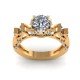 Preset Solitaire Ring